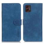 For Samsung Galaxy XCover7 Pro KHAZNEH Retro Texture Horizontal Flip Leather Phone Case(Blue)