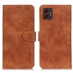 For Samsung Galaxy XCover7 Pro KHAZNEH Retro Texture Horizontal Flip Leather Phone Case(Brown)