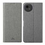 For Sharp Aquos Wish4 ViLi DMX Series TPU + PU Leather Magnetic Phone Case(Grey)