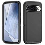 For Google Pixel 9 Life Waterproof Rugged PC + Silicone Phone Case(Black)