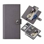 For Samsung Galaxy S24 Ultra 5G ViLi GHA-C Series RFID MagSafe Magnetic Flip Leather Phone Case(Grey)