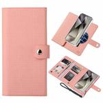 For Samsung Galaxy S24 Ultra 5G ViLi GHA-C Series RFID MagSafe Magnetic Flip Leather Phone Case(Pink)