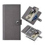 For Samsung Galaxy S24 Ultra 5G ViLi GHB-C Series RFID MagSafe Magnetic Flip Leather Phone Case(Grey)