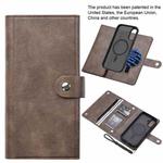 For iPhone 16 ViLi GVB Series MagSafe Magnetic RFID Leather Phone Case(Coffee)