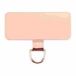 Rectangle Metal Mobile Phone Lanyard Fixing Gasket(Rose Gold)