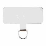 Rectangle Metal Mobile Phone Lanyard Fixing Gasket(Silver)