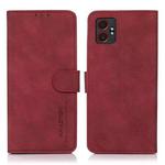 For Samsung Galaxy XCover7 Pro KHAZNEH Matte Texture Leather Phone Case(Red)