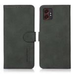 For Samsung Galaxy XCover7 Pro KHAZNEH Matte Texture Leather Phone Case(Green)