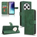 For Redmi 14C Skin Feel Magnetic Flip Leather Phone Case(Green)