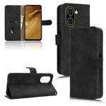 For Redmi A5 4G 173.3mm Skin Feel Magnetic Flip Leather Phone Case(Black)