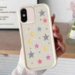 For iPhone X Diamond Sand TPU Full Coverage Phone Case(JGS20 White)