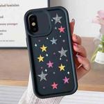 For iPhone X Diamond Sand TPU Full Coverage Phone Case(JGS20 Black)