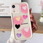 For iPhone XR Diamond Sand TPU Full Coverage Phone Case(JGS19 White)