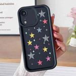 For iPhone XR Diamond Sand TPU Full Coverage Phone Case(JGS20 Black)