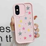 For iPhone XS Max Diamond Sand TPU Full Coverage Phone Case(JGS20 Pink)