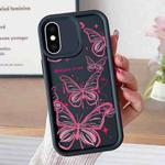 For iPhone XS Max Diamond Sand TPU Full Coverage Phone Case(JGS22 Black)