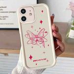 For iPhone 11 Diamond Sand TPU Full Coverage Phone Case(JGS21 White)