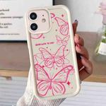 For iPhone 11 Diamond Sand TPU Full Coverage Phone Case(JGS22 White)