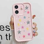 For iPhone 12 Diamond Sand TPU Full Coverage Phone Case(JGS20 Pink)