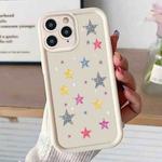 For iPhone 12 Pro Diamond Sand TPU Full Coverage Phone Case(JGS20 White)