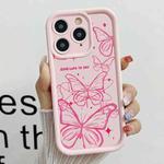 For iPhone 12 Pro Diamond Sand TPU Full Coverage Phone Case(JGS22 Pink)