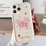 For iPhone 12 Pro Max Diamond Sand TPU Full Coverage Phone Case(JGS21 White)