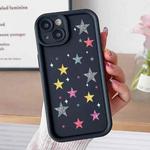 For iPhone 13 Diamond Sand TPU Full Coverage Phone Case(JGS20 Black)