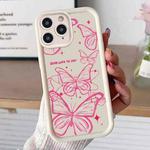 For iPhone 13 Pro Diamond Sand TPU Full Coverage Phone Case(JGS22 White)