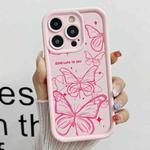 For iPhone 14 Pro Max Diamond Sand TPU Full Coverage Phone Case(JGS22 Pink)