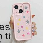 For iPhone 15 Diamond Sand TPU Full Coverage Phone Case(JGS20 Pink)