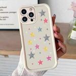 For iPhone 15 Pro Max Diamond Sand TPU Full Coverage Phone Case(JGS20 White)