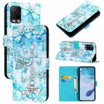 For BLU View 5 Pro Colored Drawing Pattern Plain Weave Leather Phone Case(Tower Butterfly)