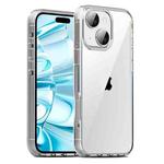 For iPhone 16 TPE Airbag TPU+ PC Full Coverage Phone Case(Transparent)