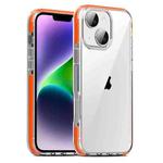 For iPhone 14 TPE Airbag TPU+ PC Full Coverage Phone Case(Orange)