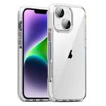 For iPhone 14 Plus TPE Airbag TPU+ PC Full Coverage Phone Case(White)