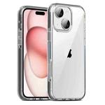 For iPhone 15 Plus TPE Airbag TPU+ PC Full Coverage Phone Case(Grey)