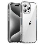 For iPhone 15 Pro TPE Airbag TPU+ PC Full Coverage Phone Case(Grey)