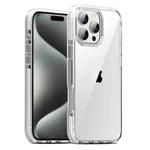 For iPhone 15 Pro TPE Airbag TPU+ PC Full Coverage Phone Case(White)