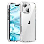 For iPhone 16 Plus TPE Airbag TPU+ PC Full Coverage Phone Case(White)