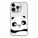 For iPhone 14 Pro Max Cartoon Panda TPU Hybrid PC Phone Case(Wink Panda)