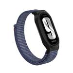 For Xiaomi Smart Band 8 / 9 PC Case + Loop Nylon Hook and Loop Fastener Watch Band(Midnight Blue)