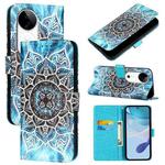 For vivo S19 Colored Drawing Pattern Plain Weave Leather Phone Case(Undersea Mandala)