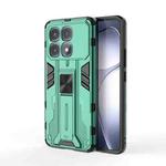 For Redmi K70 Ultra 5G Global Supersonic PC + TPU Holder Phone Case(Green)