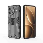 For Redmi K80 Pro Supersonic PC + TPU Holder Phone Case(Black)