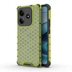 For Redmi Note 14 5G Honeycomb Shockproof Phone Case(Green)