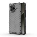 For Redmi K80 Honeycomb Shockproof Phone Case(Black)