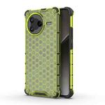 For Redmi K80 Honeycomb Shockproof Phone Case(Green)