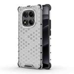 For Redmi Note 14 Pro 4G Honeycomb Shockproof Phone Case(White)