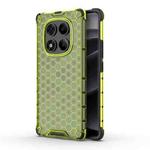 For Redmi Note 14 Pro 4G Honeycomb Shockproof Phone Case(Green)