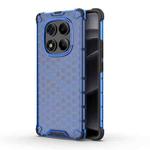 For Redmi Note 14 Pro 4G Honeycomb Shockproof Phone Case(Blue)